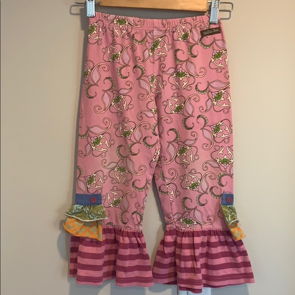 Matilda Jane Floral Swirl Ruffle Pants